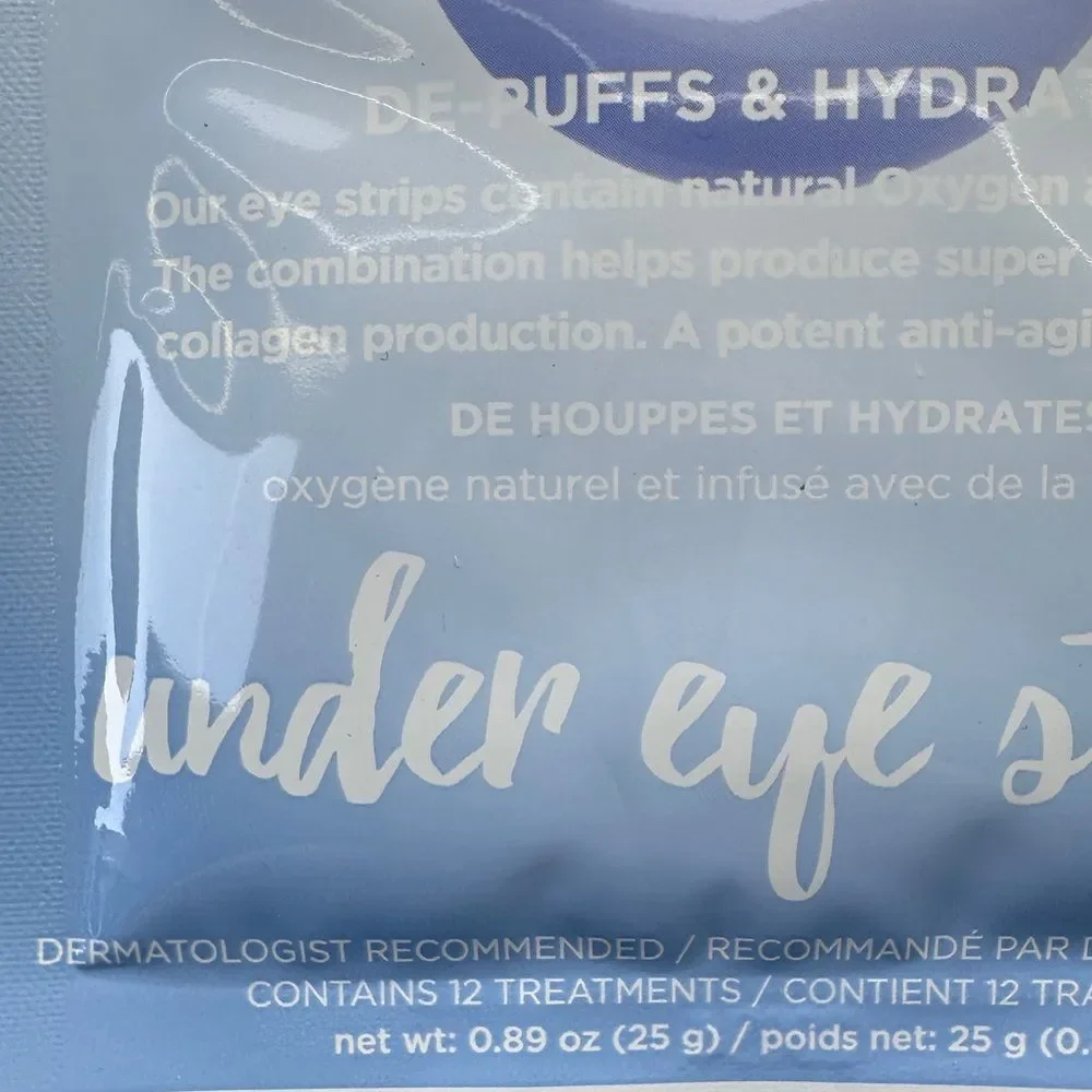 SpaLife Oxygenated + Vitamin C Under Eye Strips K-Beauty Anti-Aging De-puffing